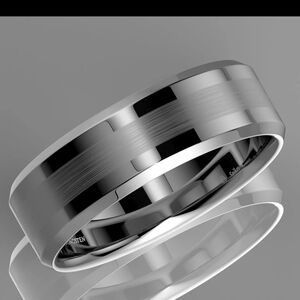 Men's Spikes Tu Swiss Tungsten Ring - Size 11 - Pristine Condition